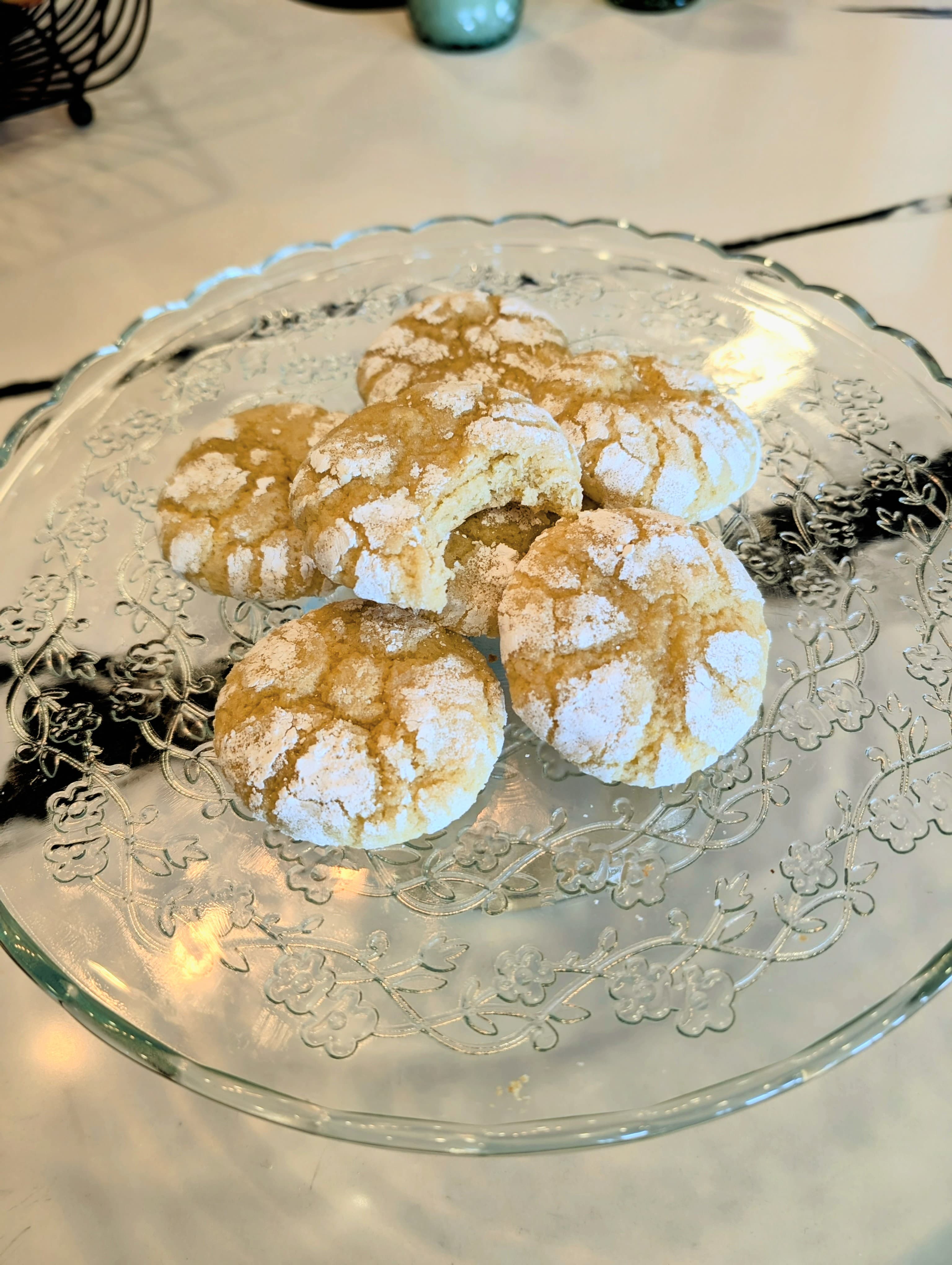 Lemon Crinkle Cookie